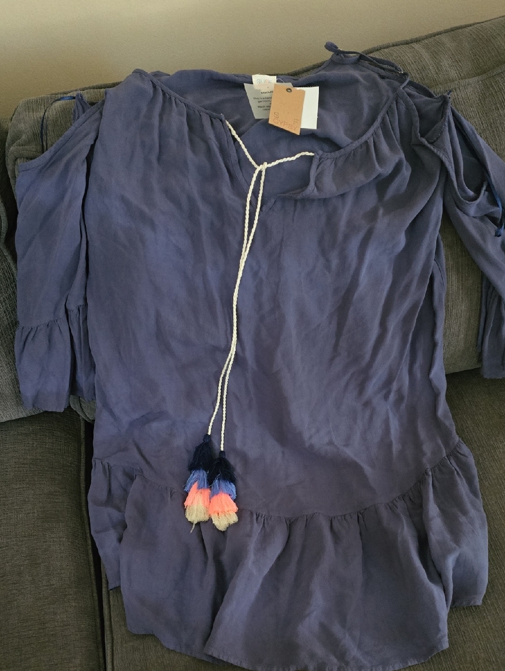 Surf Gypsy muted purple women's Cover Up